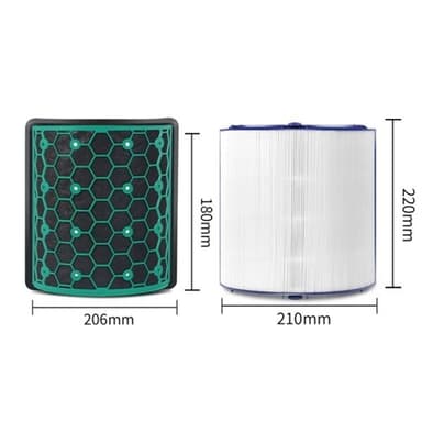 Hepa-filter for Dyson luftrensere TP04 / TP05 / TP07 2-pk