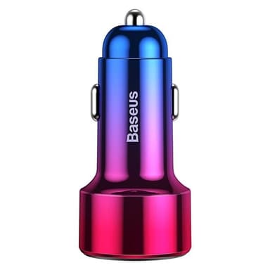 Billader med USB-C og USB 45W PD QC 6A for rask og effektiv lading