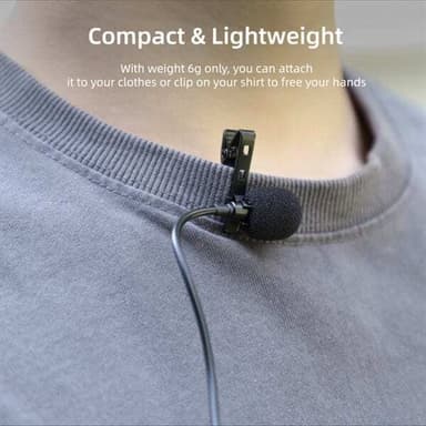 Mikrofon med USB-C-kontakt for Insta360 Ace - rundstrålende mikrofon
