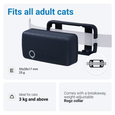 Tractive CAT Mini GPS tracker katt (blå)