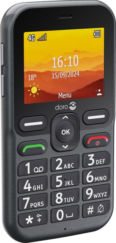 Doro Leva L11 mobiltelefon (grafitt)