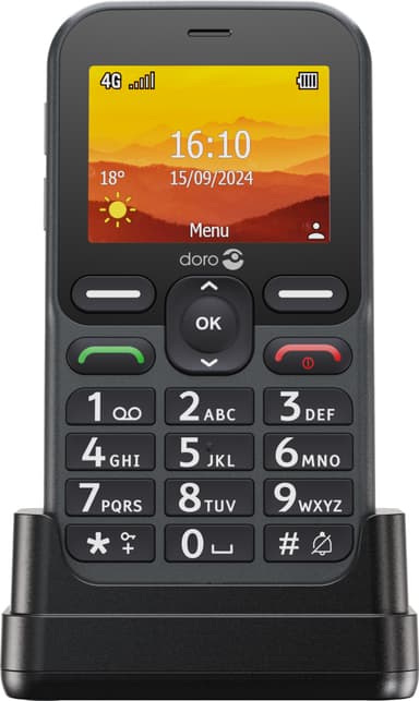Doro Leva L11 mobiltelefon (grafitt)