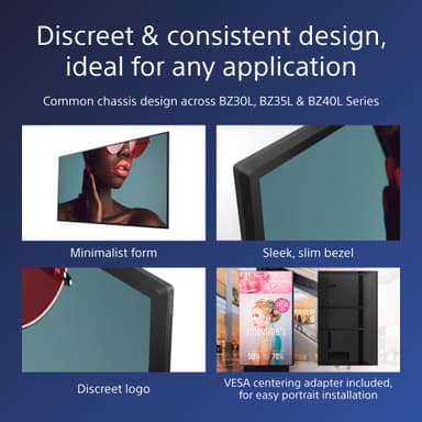 Sony 75" FW-75BZ40L 24/7 700 nits Signage