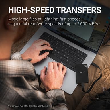 PNY RP60 Extreme Performance bærbar SSD 1 TB