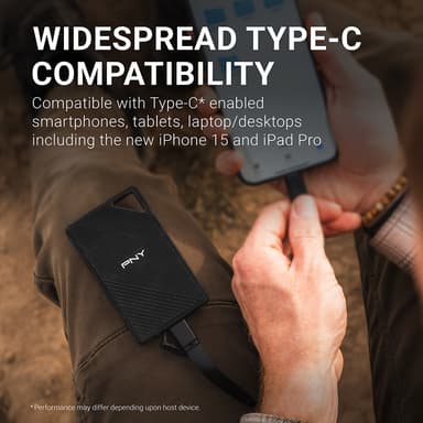 PNY RP60 Extreme Performance bærbar SSD 1 TB