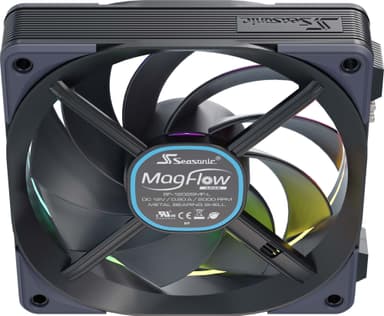 Seasonic MagFlow ARGB vifte (sett med 3 vifter)