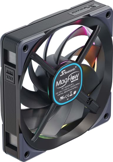 Seasonic MagFlow ARGB vifte (sett med 3 vifter)