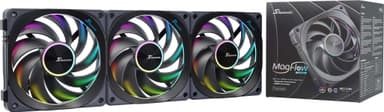 Seasonic MagFlow ARGB vifte (sett med 3 vifter)