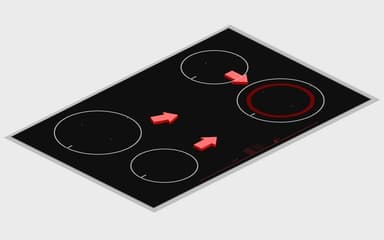 Bosch Platetopp med integrert ventilasjon PVQ895H26E