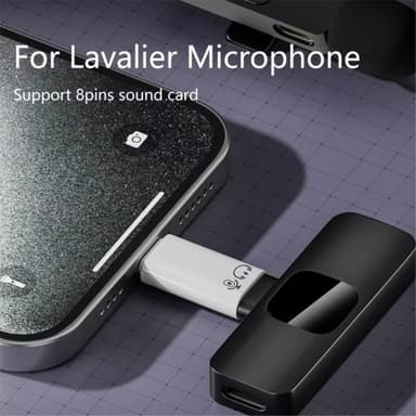 For iPhone kvinnelig lydadapter til USB-C mannlig OTG-omformer