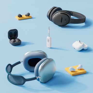 Twelve South AirFly SE Bluetooth-adapter for hodetelefoner (hvit)