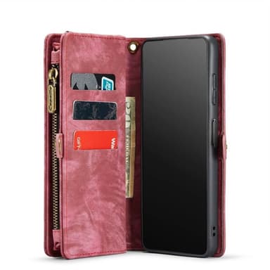 CaseMe mobildeksel 008 8-kort Samsung Galaxy A25 5G - Rød