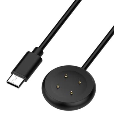 Ladekabel med USB-C og magnetisk tilkobling for FitBit Ace LTE