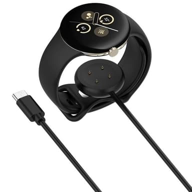 Ladekabel med USB-C og magnetisk tilkobling for FitBit Ace LTE