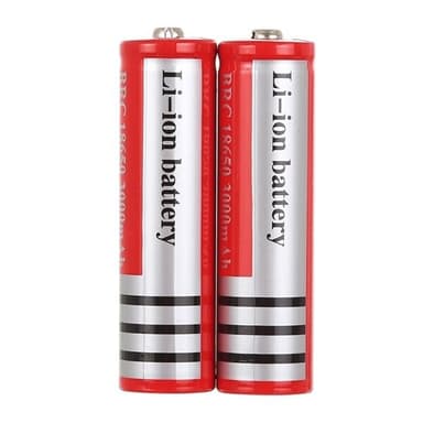 Batteri 18650 3000 mAh 3,7 V - 2-pakning