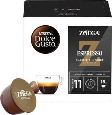 NESCAFÉ Dolce Gusto Zoégas Espresso kaffekapsler (16-pk)