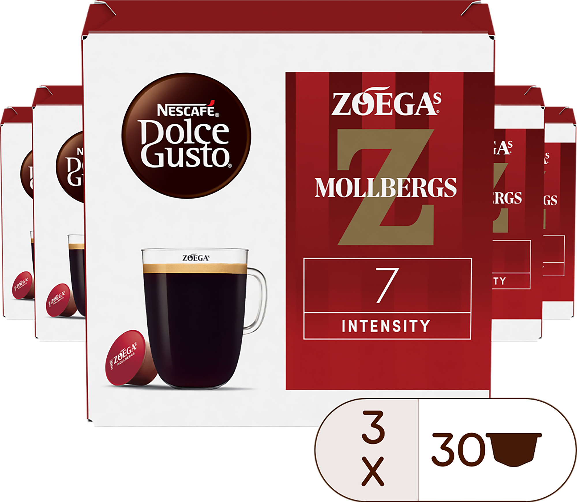 NESCAFÉ Dolce Gusto Zoégas Mollbergs Blandning kaffekapsler (30-pk)