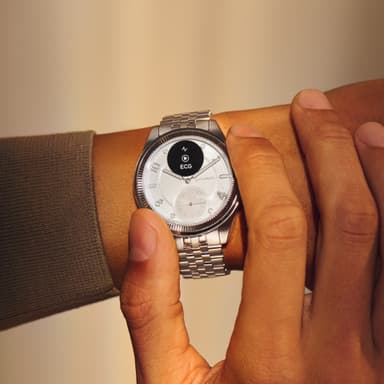 Withings ScanWatch Nova Brilliant hybridklokke 39mm (sølv)