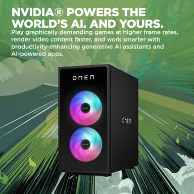 HP Omen 35L i5-14F/16/1TB/4060Ti stasjonær gaming-PC