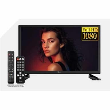 PALCO 22 tommer Full HD TV 12V DC 100-240V for båt campingvogn bobil DVB-T2 DVB-S2 VESA 100x100 PALCO 22LX1