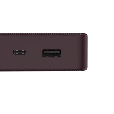 Hama Powerbank Colour 20 20000mAh USB-C+USB-A Plomme