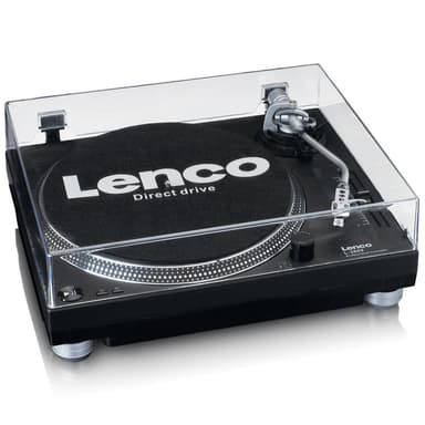 Lenco L-3809 Platespiller, Sort