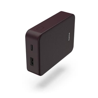 Hama Powerbank Colour 10 10000mAh USB-C+USB-A Plomme