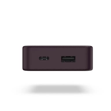 Hama Powerbank Colour 10 10000mAh USB-C+USB-A Plomme