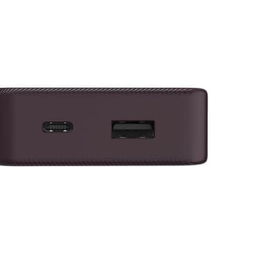 Hama Powerbank Colour 10 10000mAh USB-C+USB-A Plomme