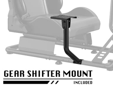 Piranha racingsimulator cockpit (sort)