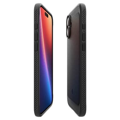 Spigen Rugged Armor Magsafe-etui for iPhone 16 Plus - Svart