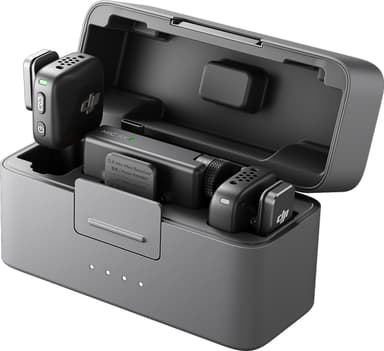 DJI Mic Mini lavaliermikrofon, mottaker og ladesett