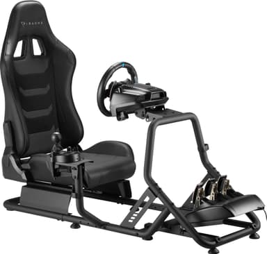 Piranha racingsimulator cockpit (sort)
