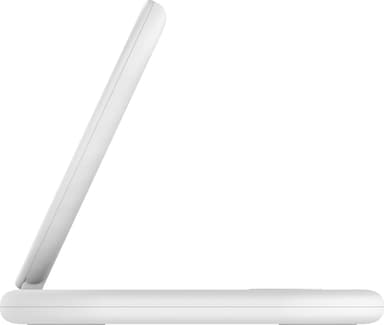 Belkin 3-in-1 Qi2 sammenleggbar lader med MagSafe (hvit)