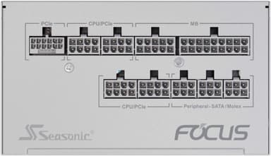 Seasonic FOCUS GX-750 (ATX 3) WHITE 750W strømforsyning