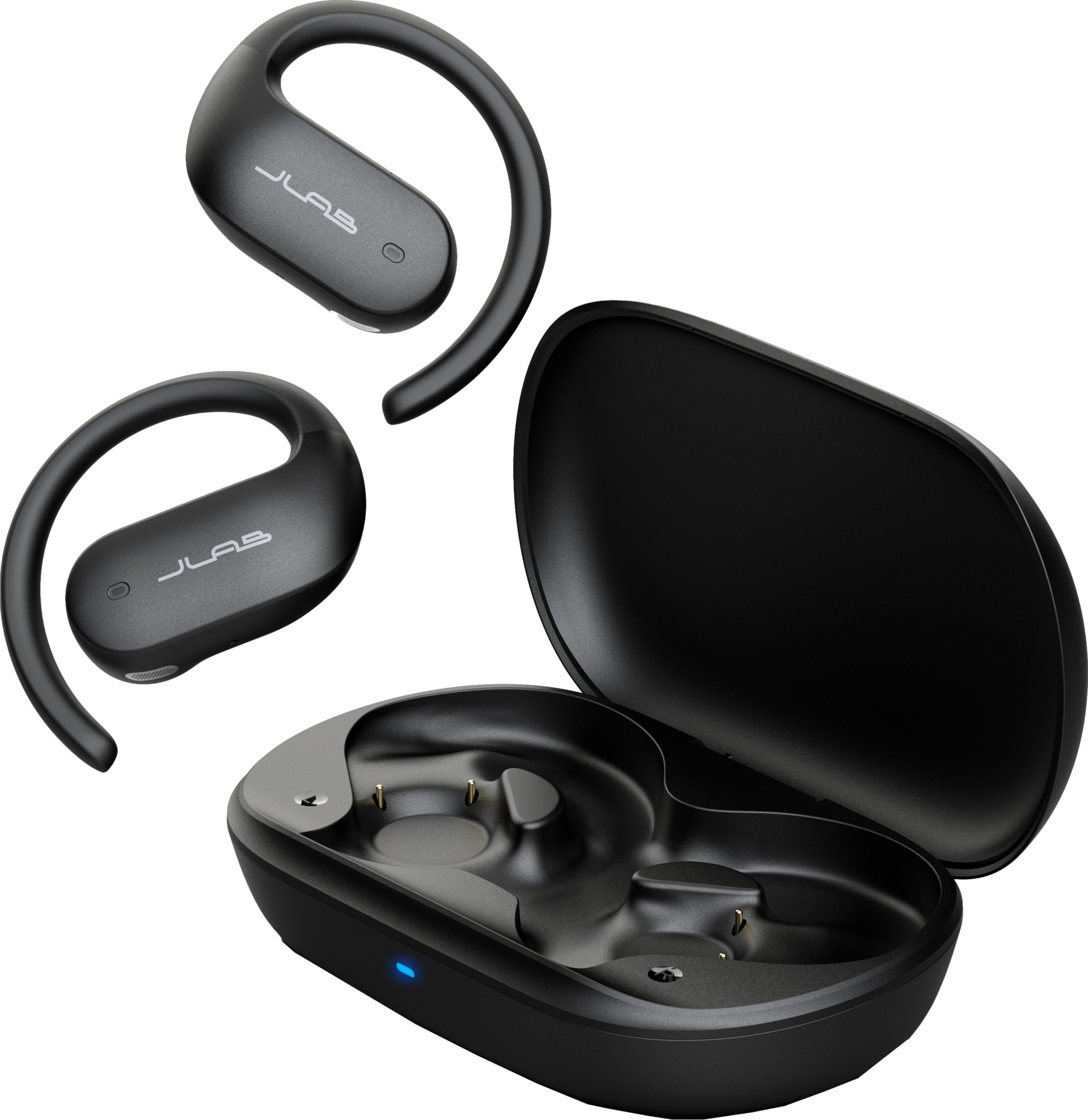 JLab Jbuds Open Sport 2 helt trådløse in-ear hodetelefoner (sort)