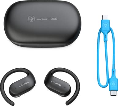 JLab Jbuds Open Sport 2 helt trådløse in-ear hodetelefoner (sort)