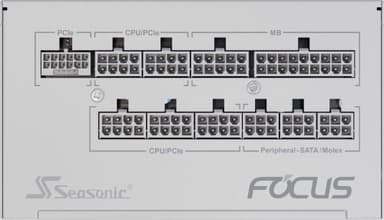 Seasonic FOCUS GX-850 (ATX 3) WHITE 850W strømforsyning