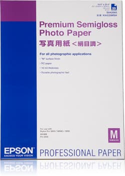 Epson A2 Premium Semigloss Photo Paper