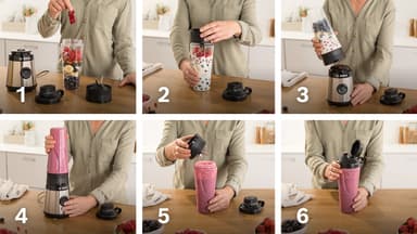 Bosch VitaPower Series 2 miniblender MMB2111M (stål)