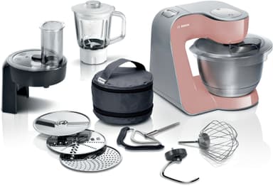 Bosch MUM5 kjøkkenmaskin MUM58NP60 (rosa/børstet stål)