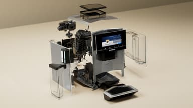 Siemens EQ900 Plus automatisk kaffemaskin TQ903RZ3