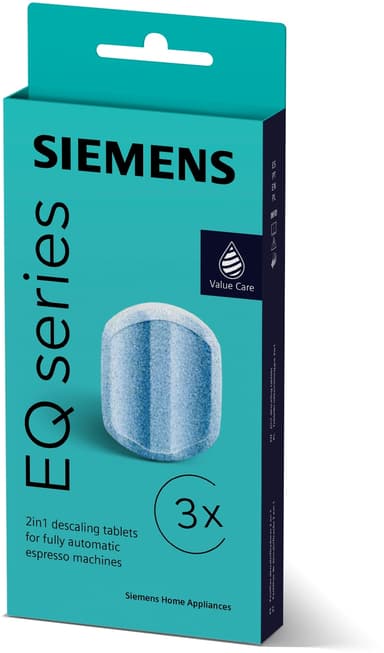 Siemens Espresso EQ Series Calc'nClean avkalkningstabletter TZ80002B