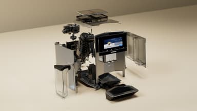 Siemens Automatic kaffemaskin TQ907R05 (Dark inox)