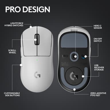 Logitech G Pro X Superlight 2 trådløs gamingmus
