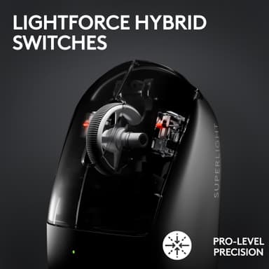 Logitech G Pro X Superlight 2 trådløs gamingmus (sort)