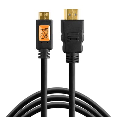 TetherPro Mini-HDMI C til HDMI A 4.6 m