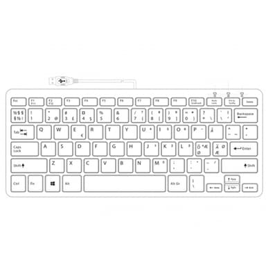 R-Go Compact Keyboard (nordisk) svart