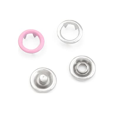 Trykknapper med verktøy 100 stk 9,5 mm Flerfarget