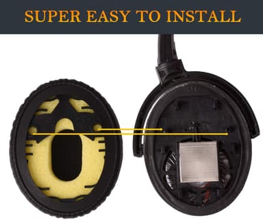 Bose QuietComfort QC 3 øreputer 1 par kunstskinn Sort